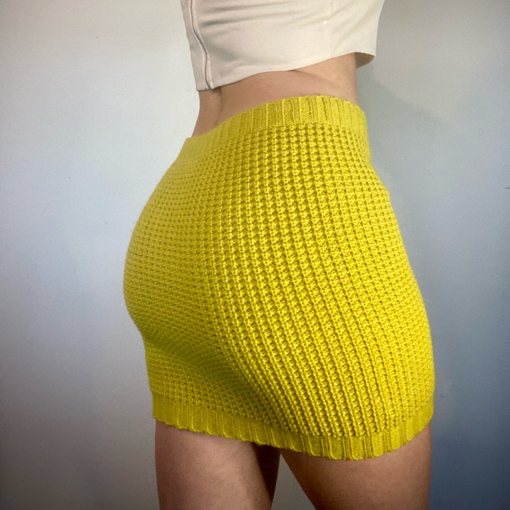 MK green woven skirt or shirt!